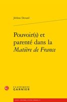 Pouvoir(s) Et Parente Dans La Matiere de France 2406077489 Book Cover