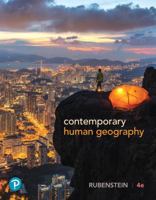 Contemporary Human Geography [with eText + Mastering Geography Access Code] 0134747380 Book Cover