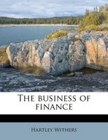 The Business of Finance 1165536404 Book Cover
