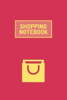 Shopping Notebook - (100 Pages, Daily Shopping Notebook, Perfect For a Gift, Shopping Organizer Notebook, Grocery List Notebook) 1676310940 Book Cover