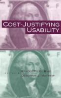Cost-Justifying Usability 0120958104 Book Cover