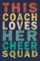 This Coach Loves Her Cheer Squad: Funny Vintage Cheer Coaches, Cheerleading Instructors Journal Gift 1702299775 Book Cover
