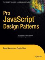 Pro JavaScript Design Patterns 159059908X Book Cover