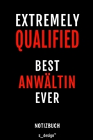 Notizbuch f�r Anw�lte / Anwalt / Anw�ltin: Originelle Geschenk-Idee [120 Seiten liniertes blanko Papier] 1691097578 Book Cover