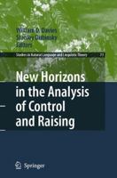 New Horizons in the Analysis of Control and Raising 1402061757 Book Cover