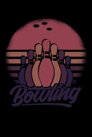 Bowling Notebook: Notebook or Diary with Dot-Grid 120 Pages 6x9 Inches 1671120760 Book Cover