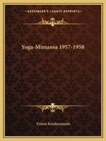 Yoga-Mimansa 1957-1958 0766141012 Book Cover