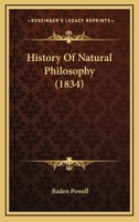 History Of Natural Philosophy 1120294479 Book Cover