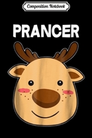 Composition Notebook: Santa Reindeer Prancer Matching Christmas PJs Journal/Notebook Blank Lined Ruled 6x9 100 Pages 1708609172 Book Cover