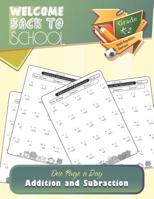 One Page A Day - Addition and Subtraction: Grades K-2, Math Drills, Digits 0-20, Math repetition Practice Problems, Activity Workbook for Kids, Kindergarten Math Skills 1080932488 Book Cover