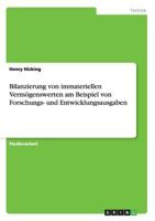 Bilanzierung von immateriellen Verm�genswerten am Beispiel von Forschungs- und Entwicklungsausgaben 3668164924 Book Cover