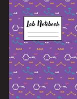 Lab Notebook: A Laboratory Notebook For Student With 1/4 inches Graph Paper Notebook 1077603797 Book Cover