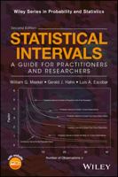 Statistical Intervals: A Guide for Practitioners and Researchers 0471687170 Book Cover