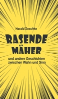 Rasende Mäher: und andere Geschichten zwischen Wahn und Sinn. Dreizehn heitere, skurrile und verrückte Kurzgeschichten, die den Alltagsstress vergessen lassen. (German Edition) 3384626206 Book Cover