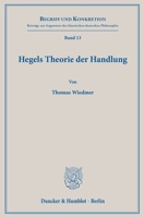 Hegels Theorie Der Handlung 3428193024 Book Cover