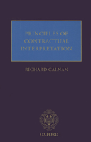 Principles of Contractual Interpretation 019879231X Book Cover