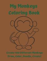 My Monkeys Coloring Book 1793459150 Book Cover