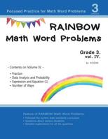 Rainbow Math Word Problems Grade 3. vol IV. 1096072718 Book Cover