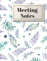 My Boring Meeting Survival Guide and Notes: 8.5x11 Meeting Notebook and Puzzle Book 1088495877 Book Cover