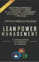 LEAN POWER MANAGEMENT: Industrias Rentables y Eficientes a través de las Personas (Edición Especial y Limitada) 1091043124 Book Cover