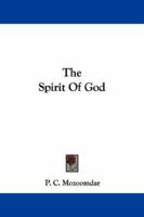 The Spirit of God 1430451548 Book Cover