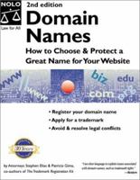Domain Names: How to Choose and Protect a Great Name for Your Website (Quick & Legal) 0873375696 Book Cover