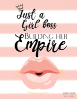 Just a girl boss building her empire 2020-2024 Planner: 5 years worth organisation, 60 months, mind maps for every 6 months, contacts and birth day ... to remind you to stay right on the path! 165728140X Book Cover
