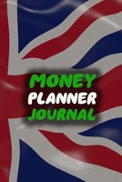 Money Planner Journal: 52 Weeks or 365 Days Budget Management Organizer Notebook To Debt Out or Passive Income | UK Union Jack Flag Print 1691135178 Book Cover