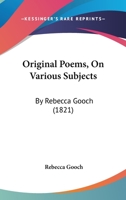 Original Poems, on Various Subjects 1120665426 Book Cover
