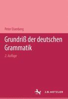 Grundriss der deutschen Grammatik 3476006506 Book Cover