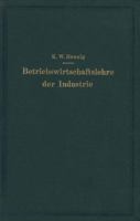 Betriebswirtschaftslehre Der Industrie 3642898300 Book Cover
