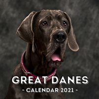 Great Danes: 2021 Wall Calendar, Cute Gift Idea For Great Dane Lovers Or Owners Men And Women B08QWX7ZM7 Book Cover