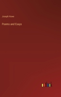 Poems and Esays 3368847260 Book Cover