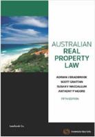 Australian Real Property Law 0455227896 Book Cover