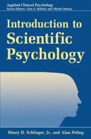 Introduction to Scientific Psychology (Applied Clinical Psychology) 0306457288 Book Cover