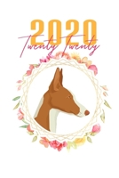 2020: Ibizan Hound Floral Daily Planner Diary 1674640722 Book Cover