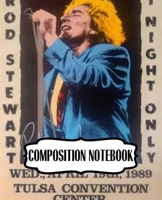 Composition Notebook: Rod Stewart British Rock Singer Songwriter Best-Selling Music Artists Of All Time Great American Songbook Billboard Hot 100 All-Time Top Artists. Soft Cover Paper 7.5 x 9.25 Inch 1697486452 Book Cover