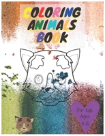 coloring animals book: Zoo Animals coloring For kids ages 4-10 B08QW838VB Book Cover