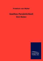 Goethes Pers Nlichkeit 3846014400 Book Cover