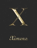 Ximena: 1 Year Daily Planner (12 Months) Yellow Gold Effect Letter X Initial First Name 2020 - 2021 365 Pages for Planning January 20 - December 20 Appointment Calendar Schedule Plan Each Day, Set Goa 1698897707 Book Cover