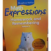 Math Expressions: Hmewk&rembr Consm L4 V2 061864119X Book Cover