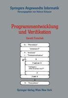 Programmentwicklung Und Verifikation 3211818677 Book Cover