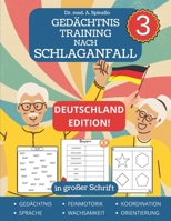 Gedächtnistraining Nach Schlaganfall [Deutschland Special Edition]: Rätsel und Spiele für die Rehabilitation von Aphasie und Traumatischen Hirnverletzungen - Neurorehabilitation (German Edition) B0C9S4VPBV Book Cover