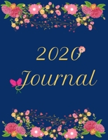 Floral 2020 Journal: This is a pink floral notebook It can be used as a notebook, journal or composition book. This paperback notebook is 8.5 x 11 1708501487 Book Cover