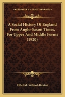 A Social History of England 0548729077 Book Cover