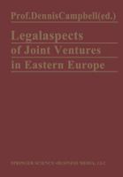 Legal Aspects of Joint Ventures in Eastern Europe 9401744262 Book Cover