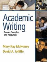 Academic Writing: Genres, Samples, and Resources 0321179749 Book Cover