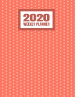 2020 Weekly Planner: January 2020 - December 2020 Calendar Agenda And Daily Schedule For Women And Girls - Cute Heart Pattern (8.5x11) 1708134409 Book Cover