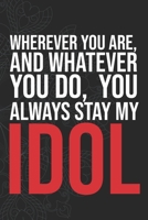 Wherever you are, And whatever you do,  You always Stay My Idol 1660275725 Book Cover