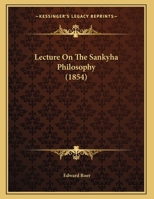 Lecture On The Sankyha Philosophy 1270864513 Book Cover